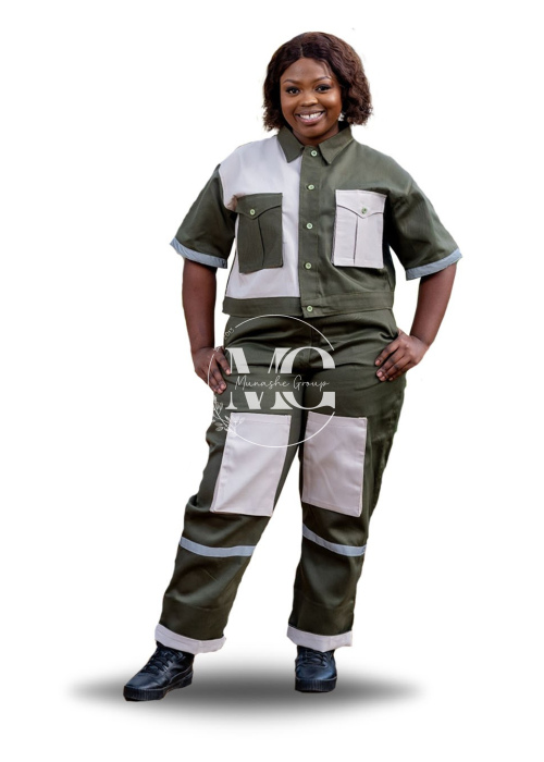 PrettyTough PPE Ladies Set (2 in 1) in Olive Green