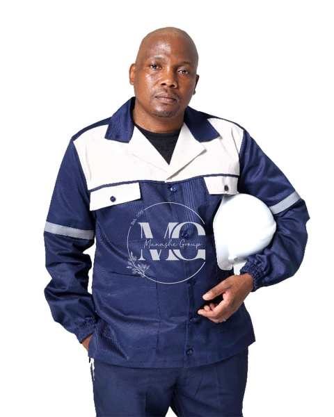 DominionCraft Men’s Jacket (2-in1) in Navy Blue & Khaki